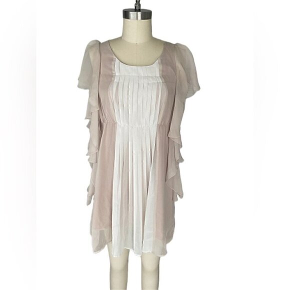 MaxMara Dresses & Skirts - MaxMara Chiffon Pleated Dress Size M
